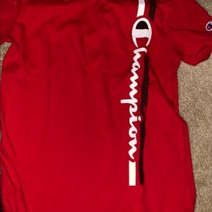 red champion tee